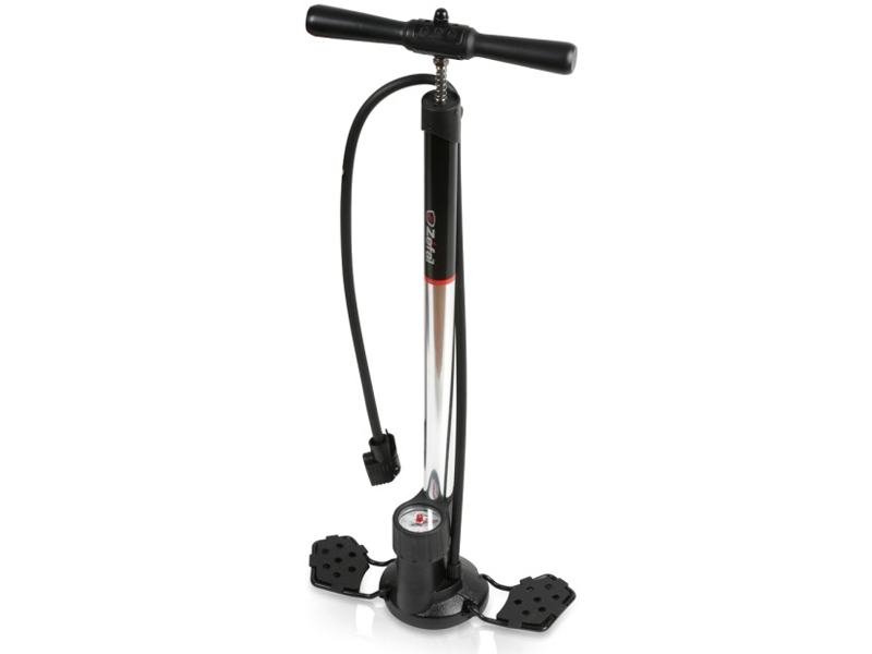 0955 ZEFAL HUSKY Z-SWITCH ALLOY FLOOR PUMP WITH GUAGE