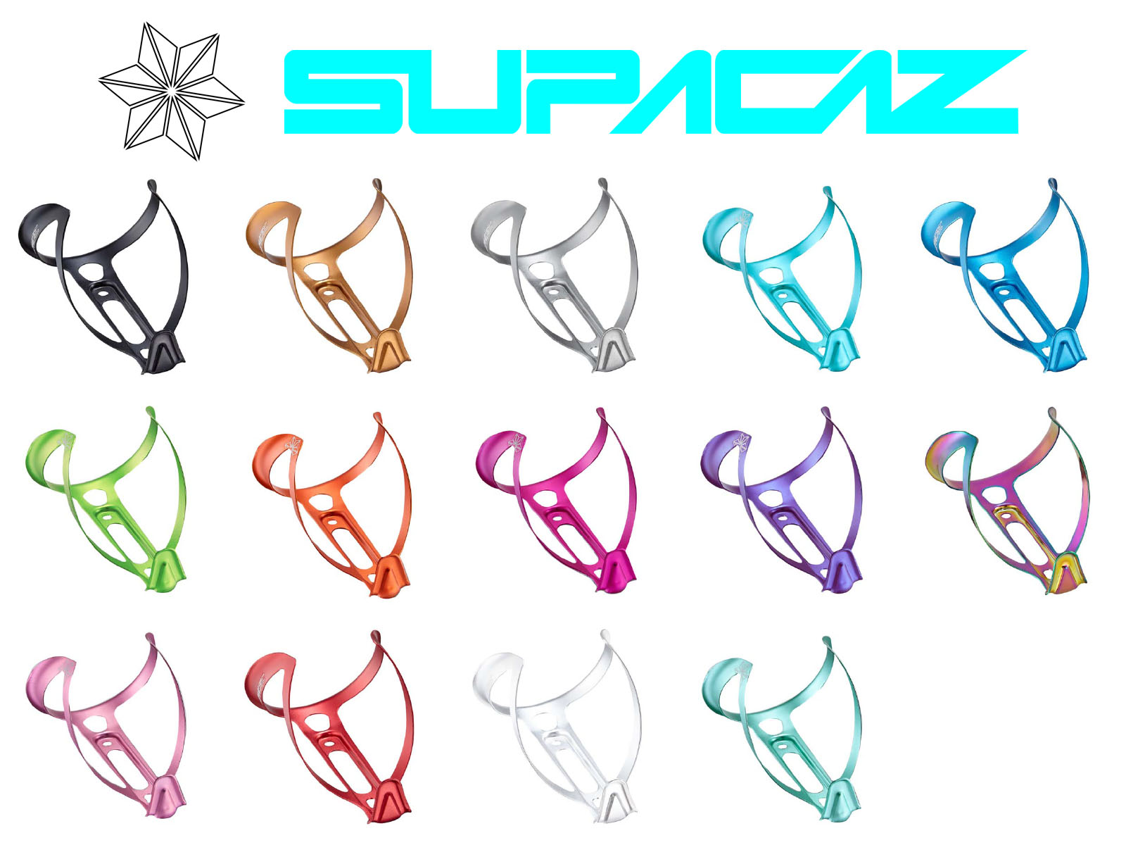 Supacaz Fly Cage Ano Alloy Bottle Cage