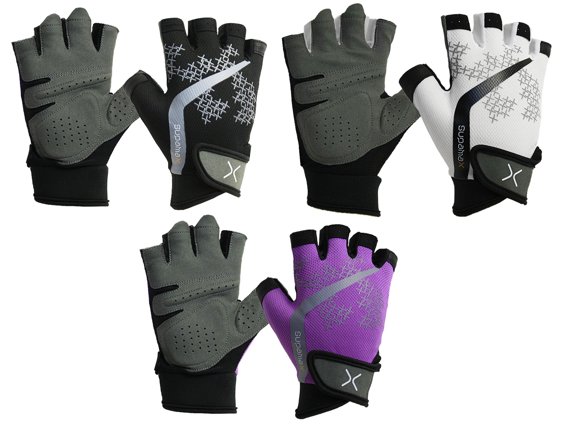 Supamax Half-finger Sport Gloves [M003-M004-20126]