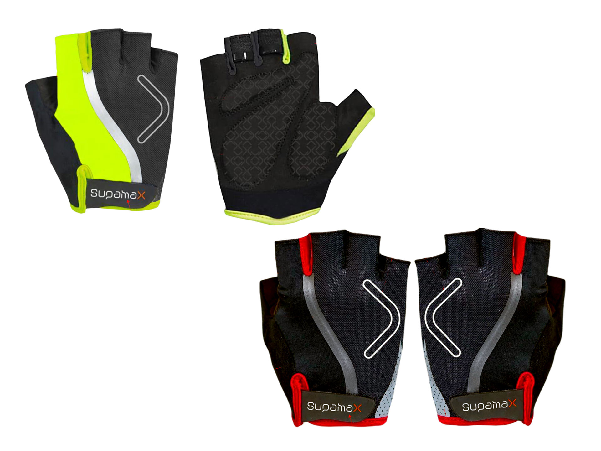 Supamax Half-finger Sport Gloves [M011-M012]