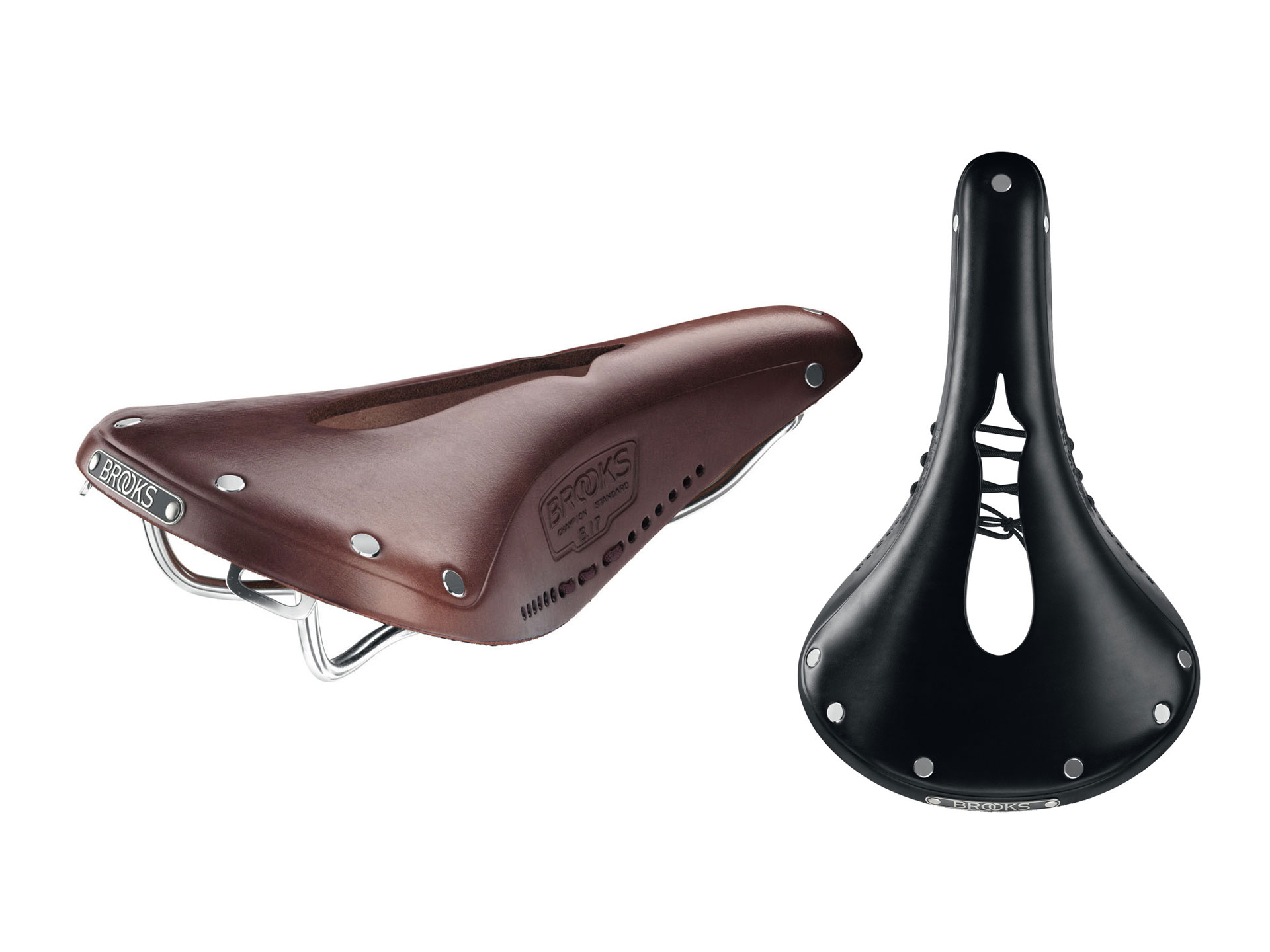 Brooks England B17 Carved Leather Saddle - Handcrafted in England